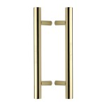 M Marcus Heritage Brass Back to Back Door Pull Handle Bar Design 305mm length